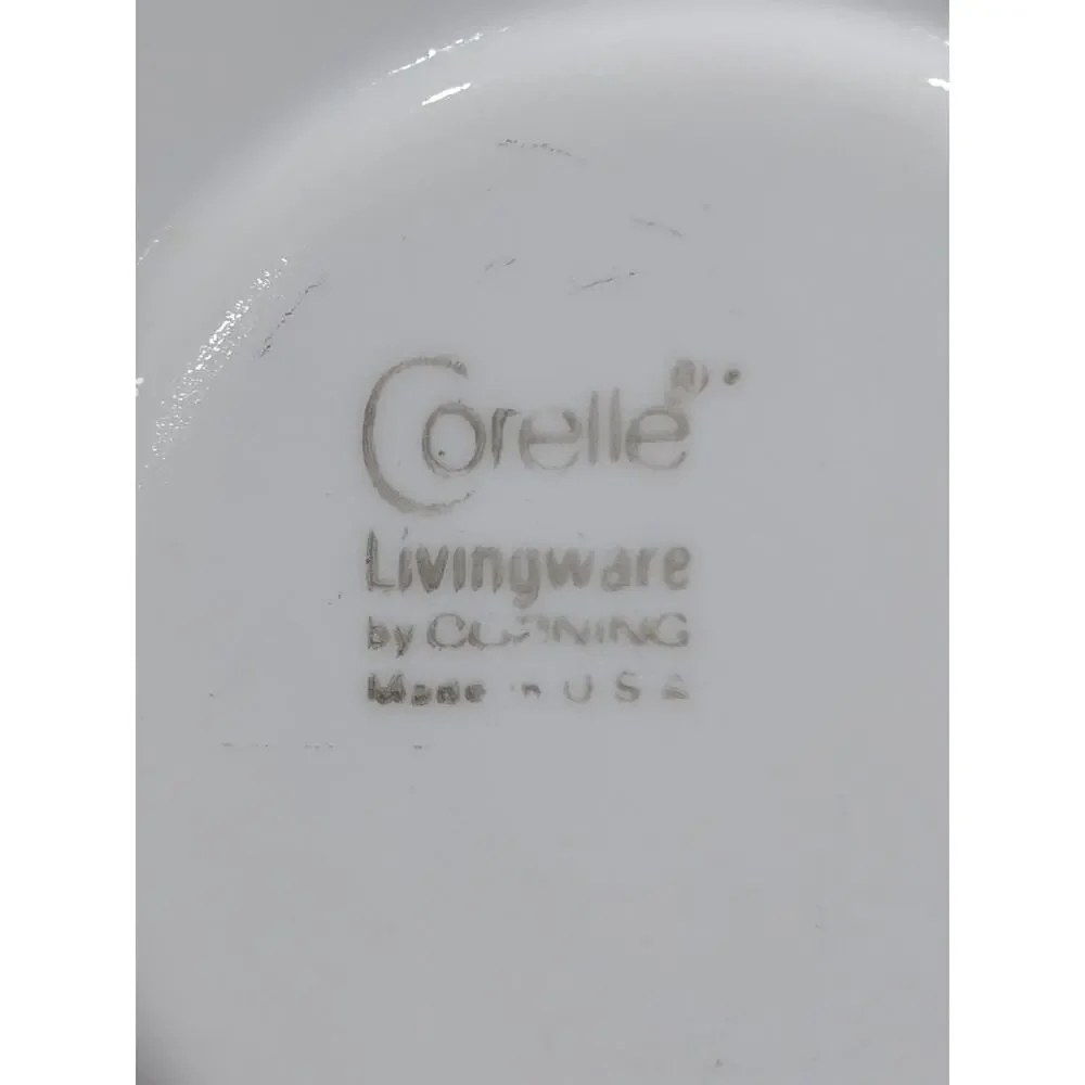 Vintage Corelle Old Town Blue Onion Saucers 6.25” Set of 7 Plates EUC Corning